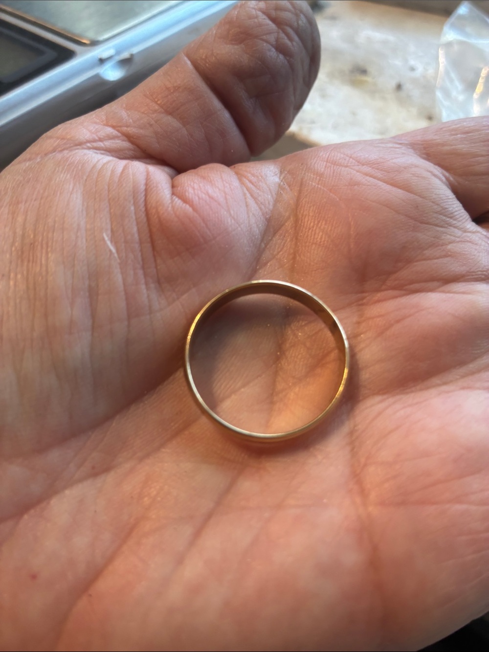 14K Gold Band. 3.56 grams